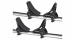 KIT DE SUPPORT FIXATION RHINO RACK POUR CANOE KAYAK - CHARGEMENT LATERAL