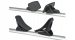 KIT DE SUPPORT FIXATION RHINO RACK POUR CANOE KAYAK - CHARGEMENT ARRIERE