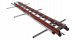 PORTE ECHELLE D'EXTENSION (4000 x470MM) SUR BARRES DE TOIT RHINO RACK