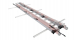 PORTE ECHELLE D'EXTENSION (4000 x470MM) SUR BARRES DE TOIT RHINO RACK