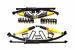 KIT DE SUSPENSION TERRAIN TAMER AVEC LAMES PARABOLIQUES 0-400KG REHAUSSE +40/50MM POUR TOYOTA HILUX REVO