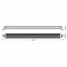 BARRE LED LEDRIVING OSRAM LIGHTBAR FX1000-CB 12V/24V 8000LM