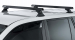 KIT 2 BARRES DE TOIT HEAVY DUTY NOIRES 1250 MM ET PIEDS RHINO RACK POUR VOLKSWAGEN CADDY A PARTIR DE 2005