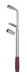 CLEF DE DEMONTAGE TELESCOPIQUE POUR ROUE AVEC DOUILLES 17/19 / 21/22 MM