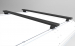 BARRES DE TOIT ALU CAB 1250 MM (X2) - NOIRES (VENDU SANS PIEDS)