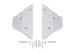 BLINDAGE ALUMINIUM 6 MM TRIANGLES AVANT RIVAL POUR ISUZU D-MAX A PARTIR DE 2020