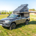 CANOPY CAMPER ALU-CAB VERSION AC20 COMFORT NOIR POUR TOYOTA HILUX REVO EXTRA CABINE A PARTIR DE 2016 (KIT DE MONTAGE INCLUS)