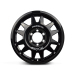JANTE ALUMINIUM RENFORCE RAID EVO CORSE DAKAR ZERO 8x17" ET 30 NOIR BRILLANT POUR MITSUBISHI L200 PAJERO