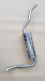 ECHAPPEMENT INOX : SILENCIEUX ARRIERE COMPLET POUR TOYOTA LAND CRUISER BJ40 DE 1974-1980 3.0L D 80HP