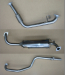 LIGNE ECHAPPEMENT COMPLETE EN INOX POUR TOYOTA HDJ80 DE 1996 A 1998