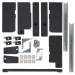 KIT DE FINITION COMPLETE POUR AMENAGEMENT TIROIR ARB POUR FORD RANGER DOUBLE CABINE ET FORD RANGER RAPTOR A PARTIR DE 2023 SANS BAC DE BENNE