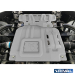 BLINDAGE AVANT SOUS MOTEUR ALUMINIUM 6 MM RIVAL POUR FORD RANGER ET RAPTOR A PARTIR DE 2023