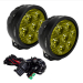 KIT 2 PHARES LED LONGUE PORTEE VISION X SINGLE CANNON RACE 7 + FAISCEAU DE RACCORDEMENT AVEC INTERRUPTEUR