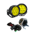 KIT 2 PHARES LED LENTILLES JAUNE LONGUE PORTEE VISION X CG2 MULTI LED POUR INEOS GRENADIER + FAISCEAU DE RACCORDEMENT AVEC PATE DE FIXATION ET FRAME AVANT SPECIFIQUE