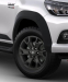 ELARGISSEURS D'AILES POUR TOYOTA HILUX REVO DOUBLE CABINE DE 2019 A 2020 - NOIR MAT OEM LOOK