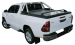 TONNEAU COVER ALUMINIUM V2 POUR TOYOTA HILUX REVO DOUBLE CABINE A PARTIR DE 2016 - plaque centrale striée aluminium