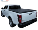 TONNEAU COVER ALUMINIUM NOIR V2 POUR ISUZU D-MAX EXTRA CABINE A PARTIR DE 2020 - plaque centrale striée aluminium thermolaquée noir