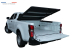 TONNEAU COVER ALUMINIUM NOIR V2 POUR ISUZU D-MAX EXTRA CABINE A PARTIR DE 2020 - plaque centrale striée aluminium thermolaquée noir