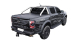 ROLL BAR NOIR DOUBLE TUBE INOX NEW STYLE 76MM POUR ROLL TOP COVER SUR FORD RANGER PXIV / FORD RAPTOR / VOLKSWAGEN AMAROK A PARTIR DE 2023