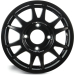 JANTE ALUMINIUM EVO CORSE SANREMO 6.5x15" ET 40 NOIR MAT