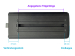 BARRES DE JONCTION RHINO RACK RECONN - DECK NS 500 MM NOIR
