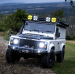 PARE CHOCS AVANT ACIER HYENA AVEC EMPLACEMENT TREUIL AVEC ANTI-BROUILLARD ET FEUX DE JOUR LED POUR LAND ROVER DEFENDER