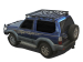 KIT GALERIE DE TOIT FRONT RUNNER SLIMLINE II 1762 X 1345 MM (PIEDS 170 MM) POUR TOYOTA PRADO 90