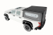 ALU CAB MODCAP WORKER AVEC FENETRES LATERALES POUR TOYOTA HILUX REVO A PARTIR DE 2016 EXTRA CABINE