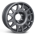 JANTE ALUMINIUM RENFORCE RAID EVO CORSE DAKAR ZERO 8x17" ET 10 GRIS ANTHRACITE MAT JEEP WRANGLER JK
