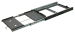 SUPPORT COULISSANT POUR REFRIGERATEUR INDEL B TB46-60 STEEL BLACK