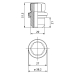 ECROU DE JANTE ALUMINIUM LAND ROVER 16X1.50