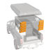 PLAQUES PORTE-TOUT / "MOLLE" ARRIERE POUR CANOPY CAMPER & MODCAP