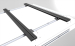 BARRES DE TOIT ALU CAB 1550 MM (X2) - NOIRES (VENDU SANS PIEDS)