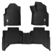 TAPIS DE SOL AVANT GAUCHE + DROITE ET ARRIERE ARB POUR TOYOTA LAND CRUISER 76 79DC 2007-2023