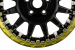 JANTE ALUMINIUM RENFORCÉE EVO CORSE ATLAS BL NOIR MAT AVEC RING BEADLOCK CUIVRÉ 9x17"