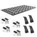 KIT GALERIE DE TOIT RHINO RACK PIONEER 6  2700 MM x 1472 MM POUR LAND ROVER DEFENDER 110 AVANT 2016