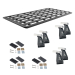 KIT GALERIE DE TOIT RHINO RACK PIONEER 6  1800 x 1430 MM POUR LAND ROVER DEFENDER 90 et 110