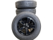 LOT DE 5 ROUE D'OCCASION POUR JEEP WRANGLER JL/JT JANTE ALU 18X7.5 ET PNEUS 255/70/18