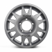 JANTE ALUMINIUM RENFORCE RAID EVO CORSE DAKAR ZERO 8x17" ET 40 GRIS SILVER POUR TOYOTA J100/200