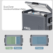 REFRIGERATEUR CONGELATEUR ICECO 45L DOUBLE COMPARTIMENTS GRIS