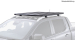 KIT GALERIE RHINO RACK PIONEER 6 1500 X 1240 MM POUR TOYOTA KDJ 120 150/155 J250 (PIEDS INCLUS)