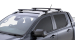 KIT DE 2 BARRES DE TOIT RHINO RACK VORTEX 1260 MM NOIRE AVEC PIEDS RX100