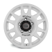 JANTE ALUMINIUM RENFORCE RAID EVO CORSE DAKAR ZERO 8x17" ET 0 BLANC MAT POUR TOYOTA HZJ/FZJ/GRJ/VDJ71/76/78/79/105
