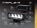 KIT ECLAIRAGE LED LAZER LONGUE PORTEE TRIPLE-R4 Gen2 BEACON AVEC INTEGRATION A LA CALANDRE POUR FORD RANGER PLATINUM 2023+
