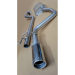 ECHAPPEMENT INOX : TUBE ARRIERE SANS SILENCIEUX, APRES FILTRE A PARTICULES POUR DACIA DUSTER II 4X4 PHASE 1 DE 2019-2021 1.3L TCe
