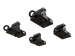 SYSTEME A ROULEAUX POUR GALERIE FRONTRUNNER (4 PIECES)