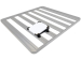 SUPPORT A DEGAGEMENT RAPIDE POUR ANTENNE STARLINK MINI SUR GALERIE FRONTRUNNER