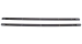 KIT RAILS A RIVETER POUR PIEDS RHINO RACK POUR MITSUBISHI PAJERO V60 V80 SANS BARRES LONGITUDINALES D'ORIGINE (LA PAIRE)