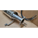 ECHAPPEMENT INOX : DEFAP AVEC POT DE DETENTE POUR MITSUBISHI PAJERO 3.2L DID 200HP EURO 5 ET EURO 6 2010-2018