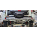 ECHAPPEMENT INOX : SILENCIEUX ARRIERE SORTIE A DROITE POUR MITSUBISHI PAJERO DID 3 PORTES DE 2010-2015 3.2L TD 200HP